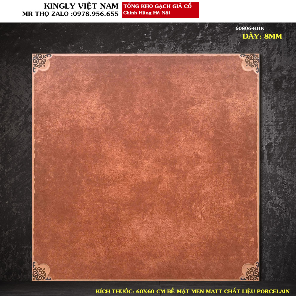 Gạch giả cổ lát nền 60x60 60806